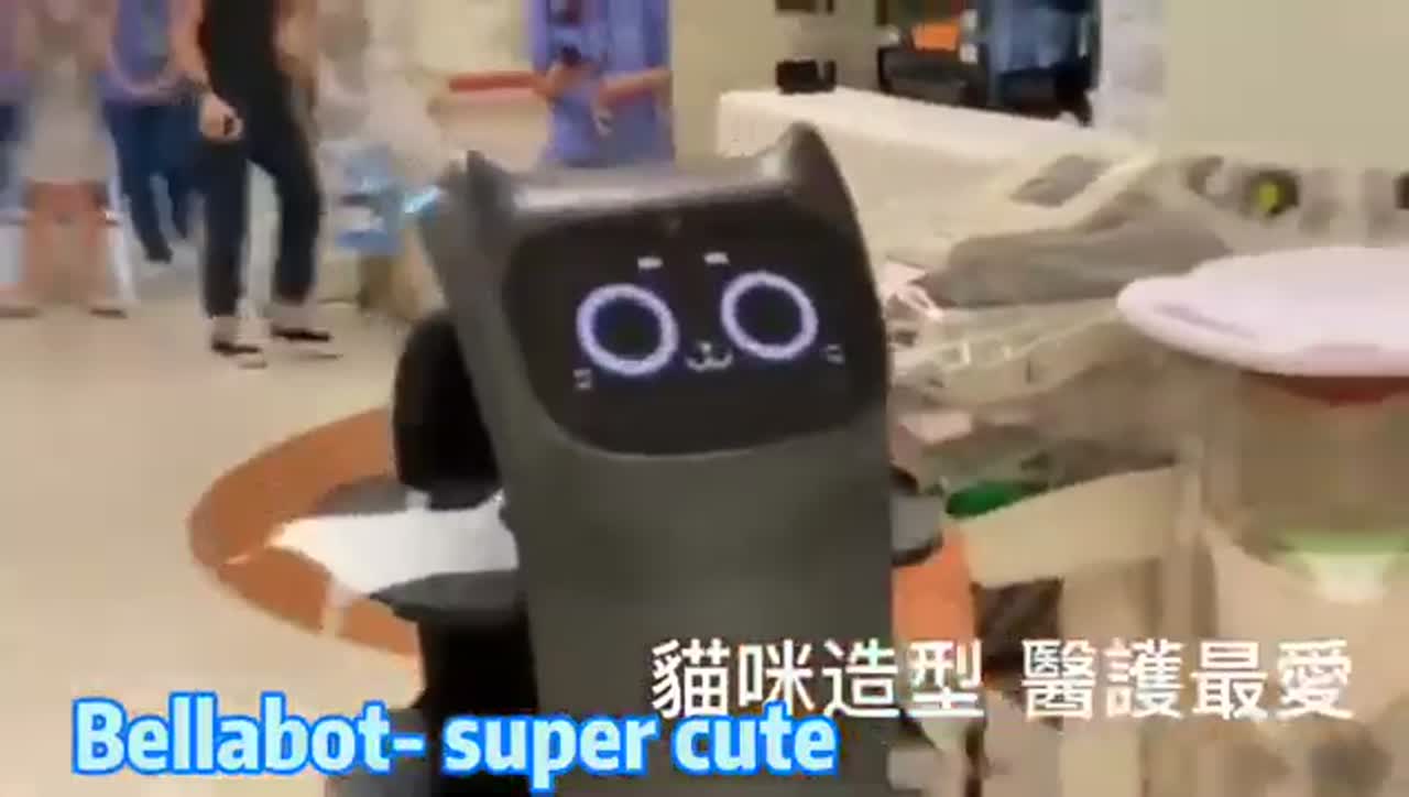 Robot chạy tuyến trong khu buồng bệnh